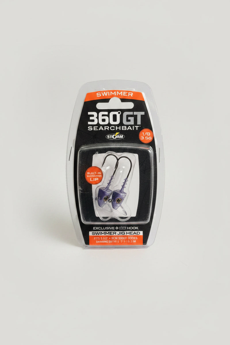 360 GT Swimmer Jig Head True Blue 1/8