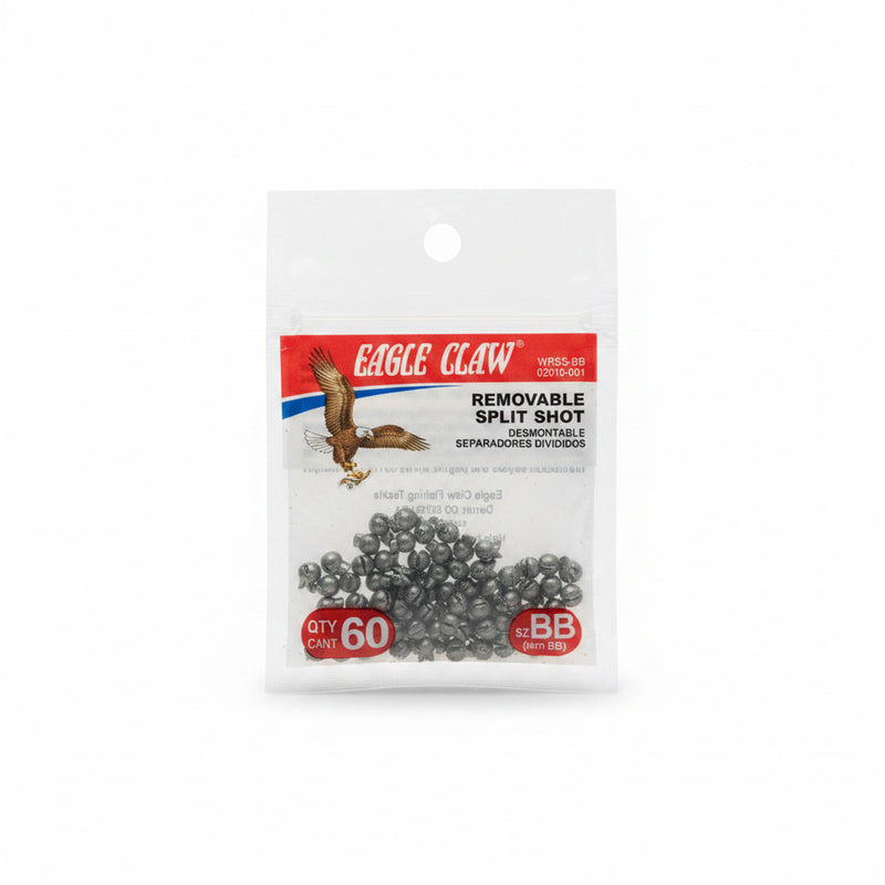 Eagle Claw Removable Split Shot size BB