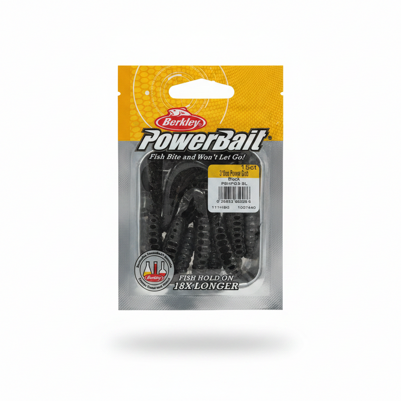 Berkley Power Bait Power Grub Black 3