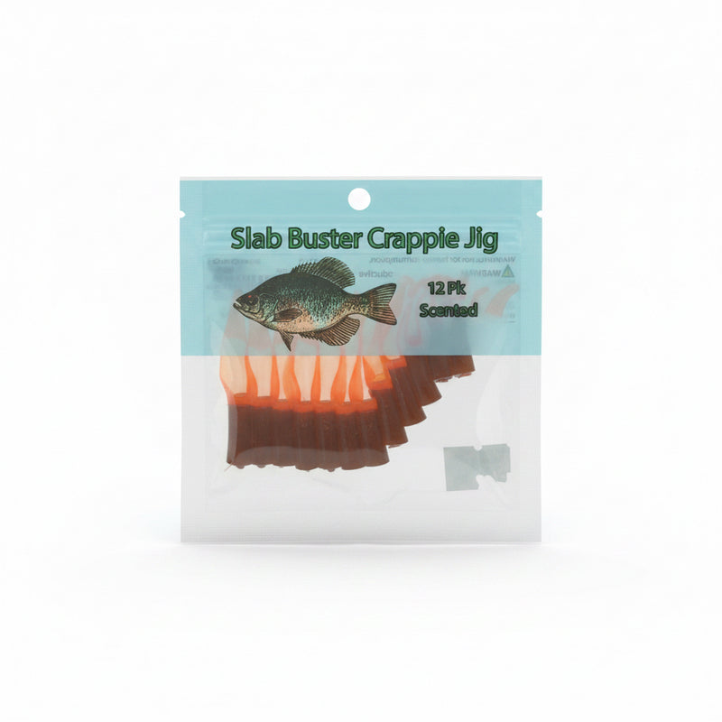Slab Buster Crappie Jig - Brown/Orange 2