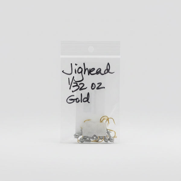 Jig Head 1/32 oz Gold