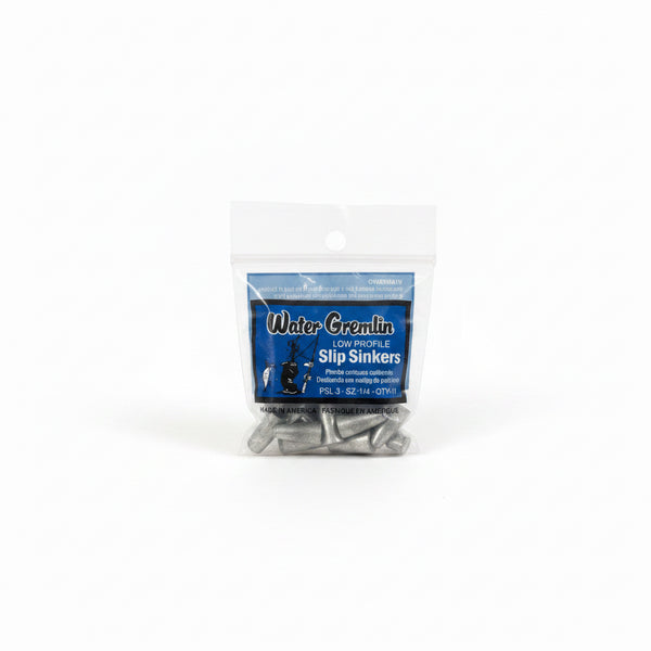 Water Gremlin Low Profile Slip Sinkers 1/4