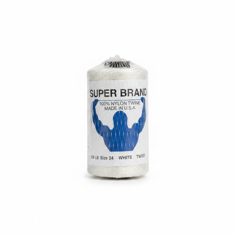 Super Brand 100% Nylon Twine 1/4lb size 24