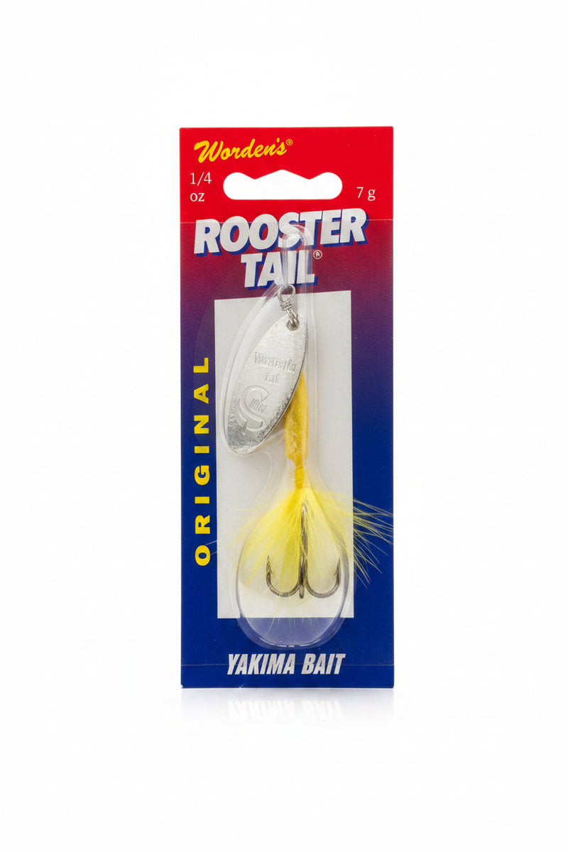 Worden's Rooster Tail Yellow 1/4 oz