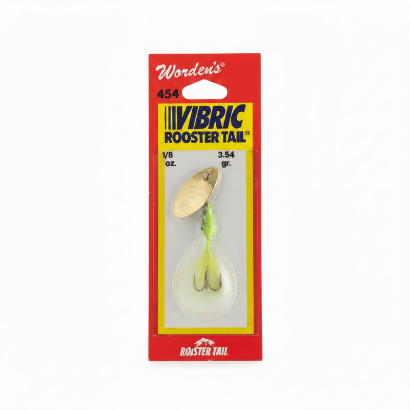 Worden's Vibric Rooster Tail Chartreuse 1/8 oz