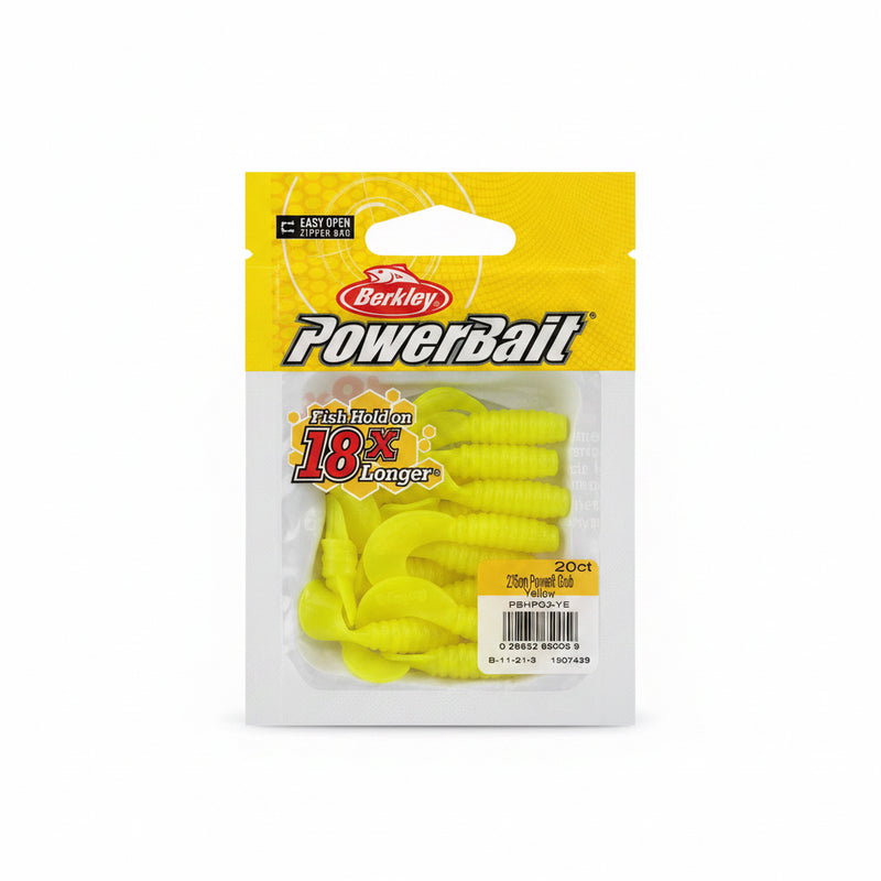 Berkley PowerBait Power Grub Yellow 2”