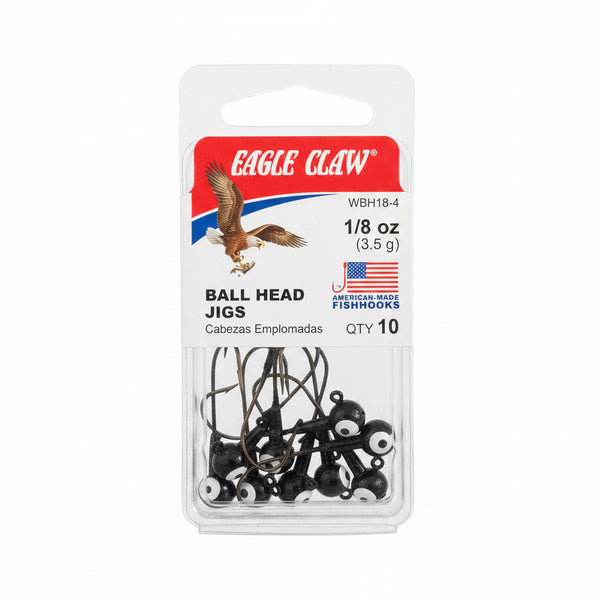 Eagle Claw Ball Head Jigs 1/8 oz