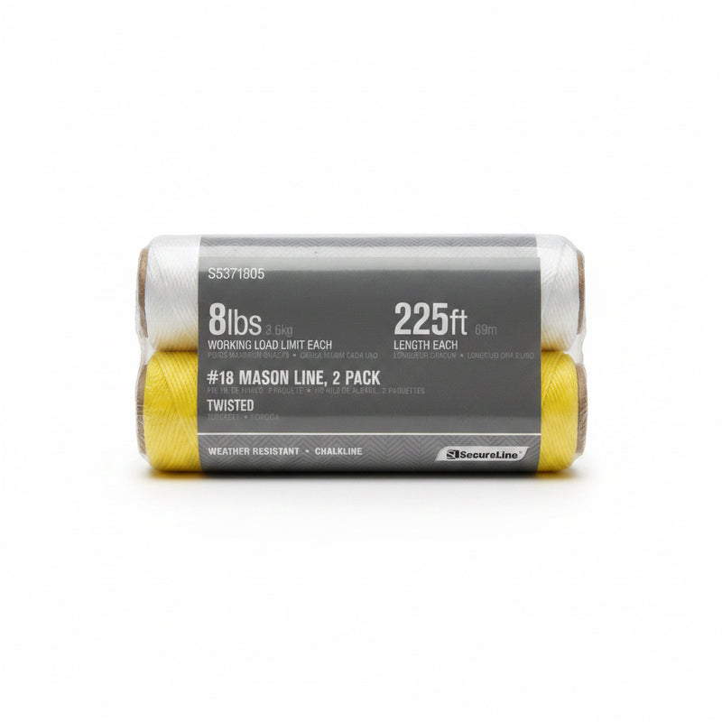 SecureLine #18 Mason Line, 2pk