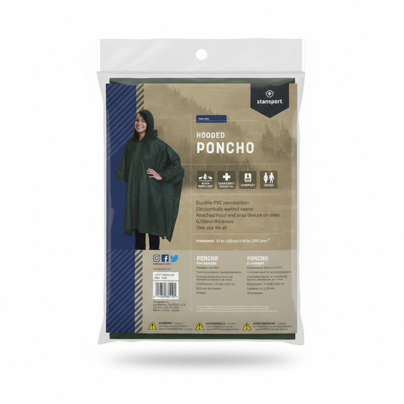 Stansport Hooded Poncho