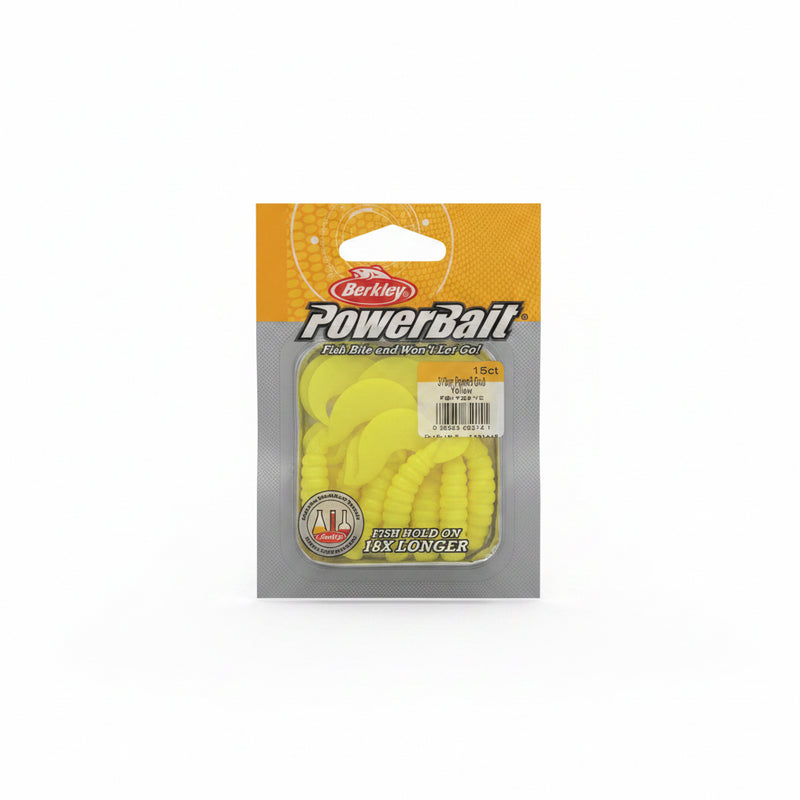Berkley PowerBait Power Grub Yellow 3”