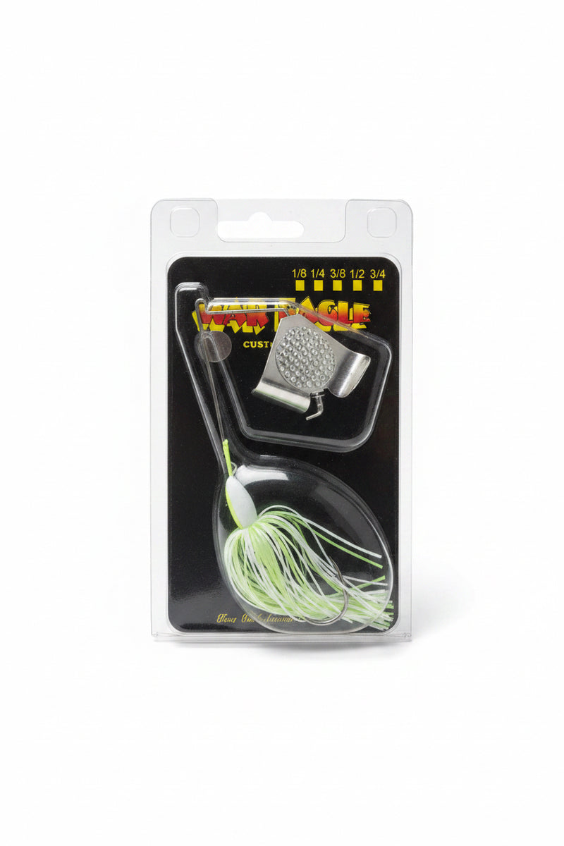 War Eagle Custom Lures - Hot White Chartreuse