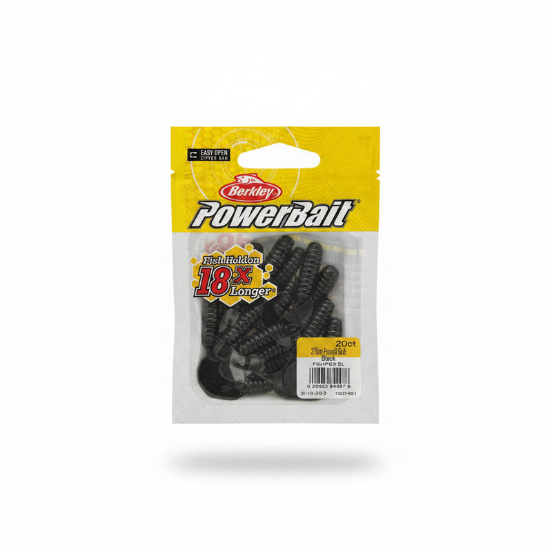 Berkley PowerBait Power Grub Black 2”