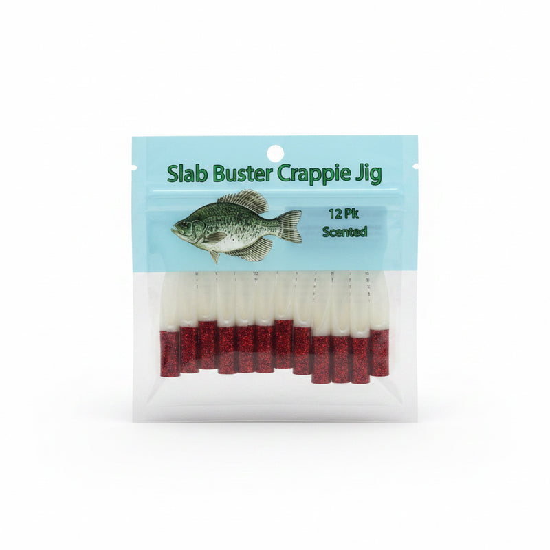 Slab Buster Crappie Jig - Red Flk/Pearl 