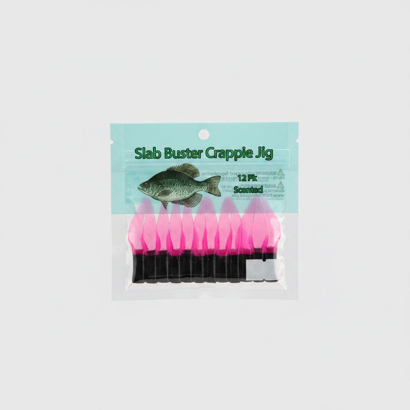 Slab Buster Crappie Jig - Black/Hot Pink