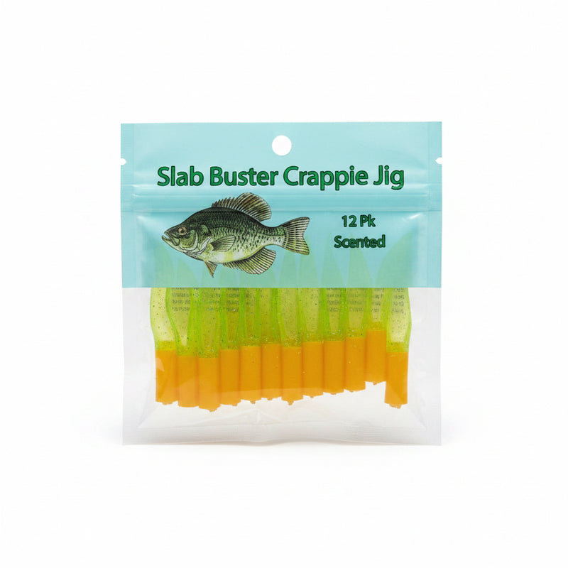 Slab Buster Crappie Jig - Yellow/Chartreuse Silver