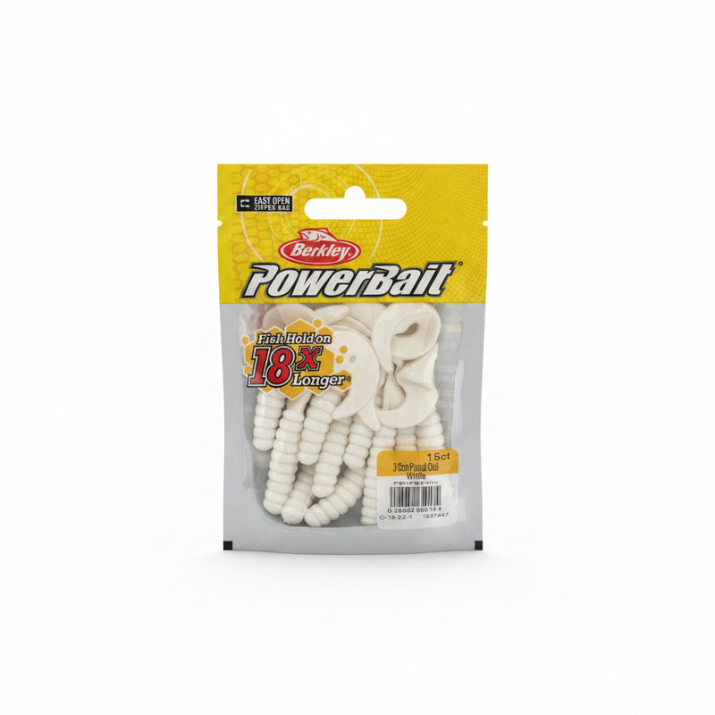 Berkley PowerBait Power Grub White 3”