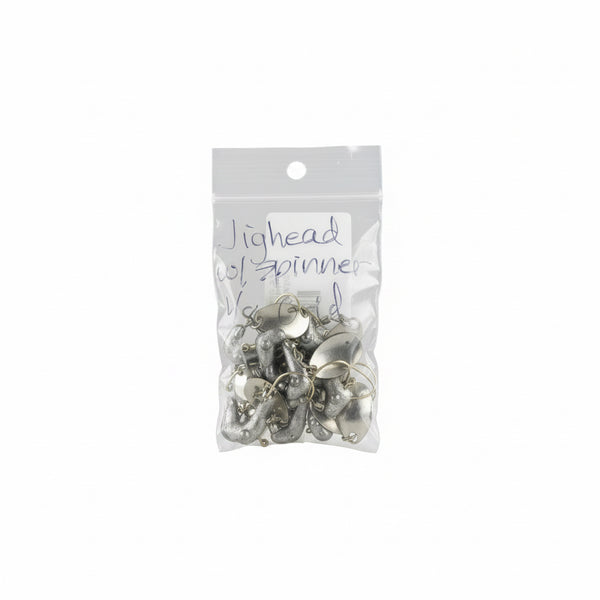 Jig Head with Spinner 1/8 oz Gold