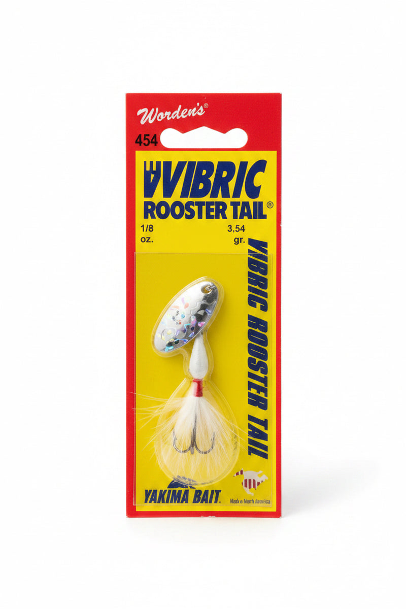 Worden's Vibric Rooster Tail White Mylar 1/8 oz