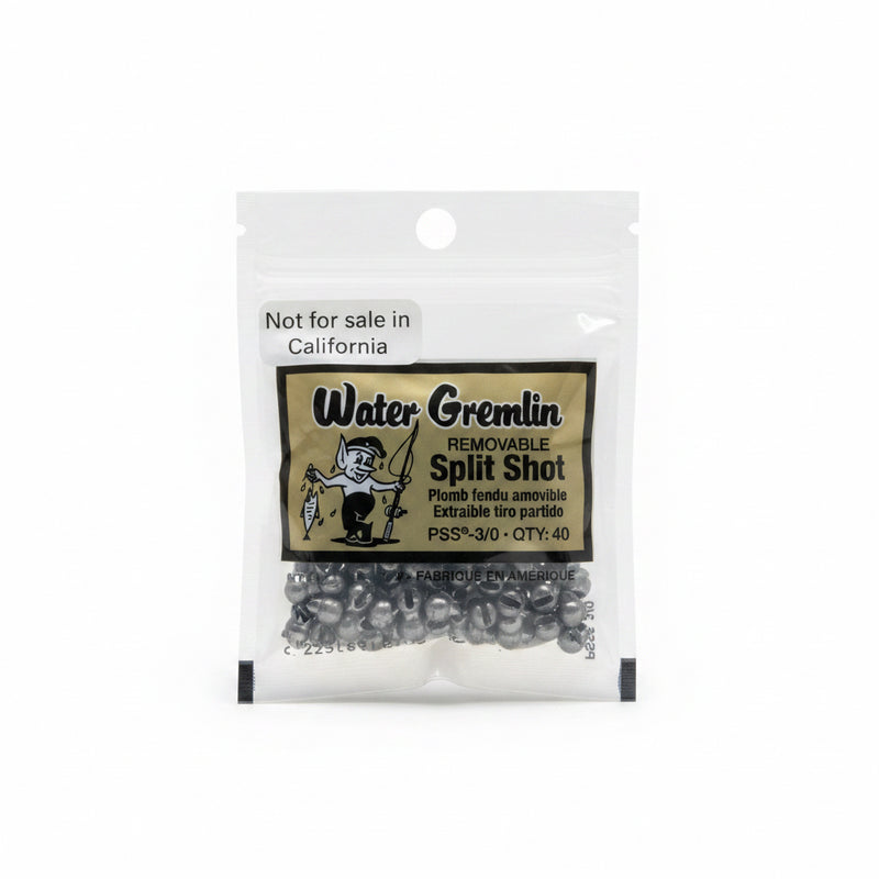 Water Gremlin Removable Split Shot 3/0