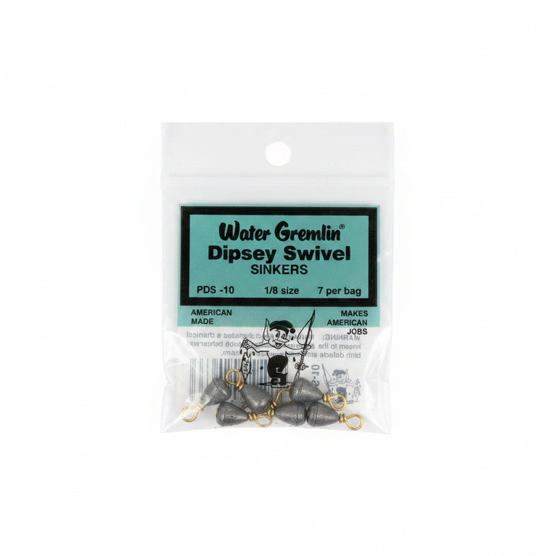 Water Gremlin Dipsey Swivel Sinkers 1/8