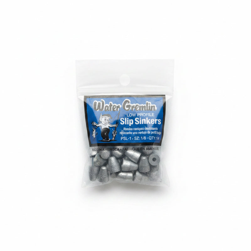 Water Gremlin Low Profile Slip Sinkers 1/8
